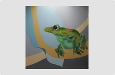 Tree Frog - Painting by Barry McCullough